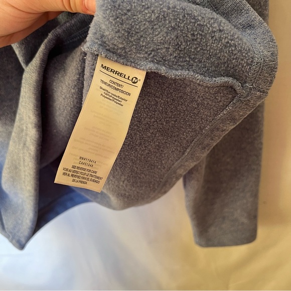 Merrill 1/4 button up pull over women’s Large Blue - Picture 9 of 10
